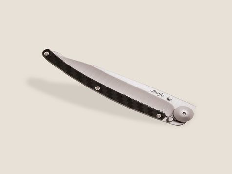 Deejo Serrated 37g, Fibra da carbono