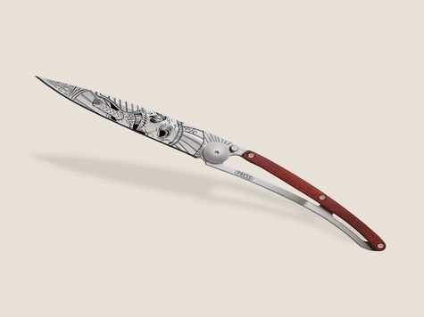 Deejo 37g, Coral wood / Pharaon Skull