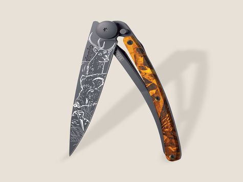 Deejo 37g, Orange camo / Hunting Scene