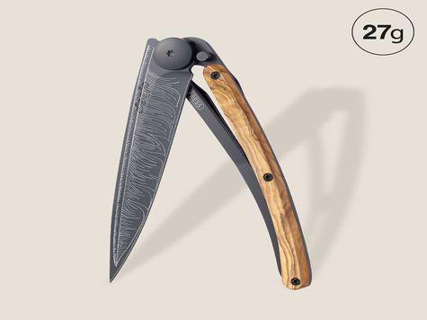 Deejo 27g, Olivo /  Pluma